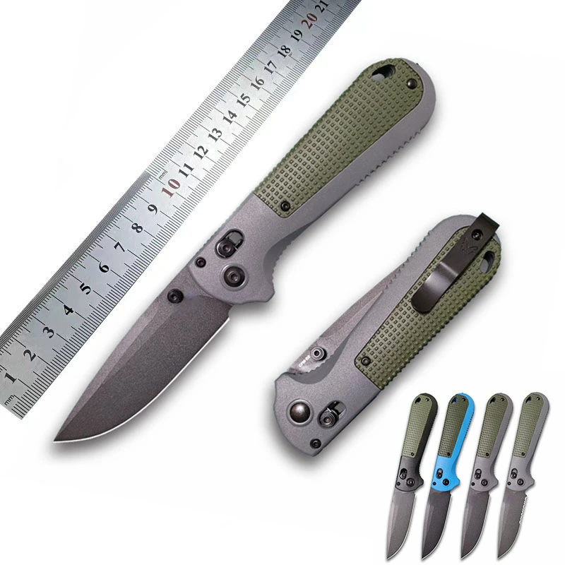 

BM Folding Knife Survival Knife 430BK Redoubt D2 Blade G10 Handle Outdoor Camping Multi-purpose Hunting Tool EDC Tactical Knives