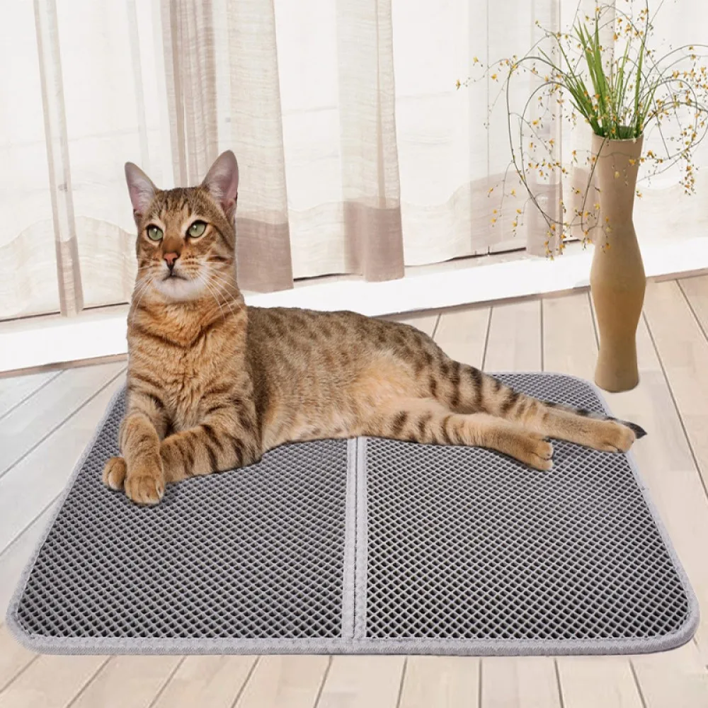 whisker city cat litter mat