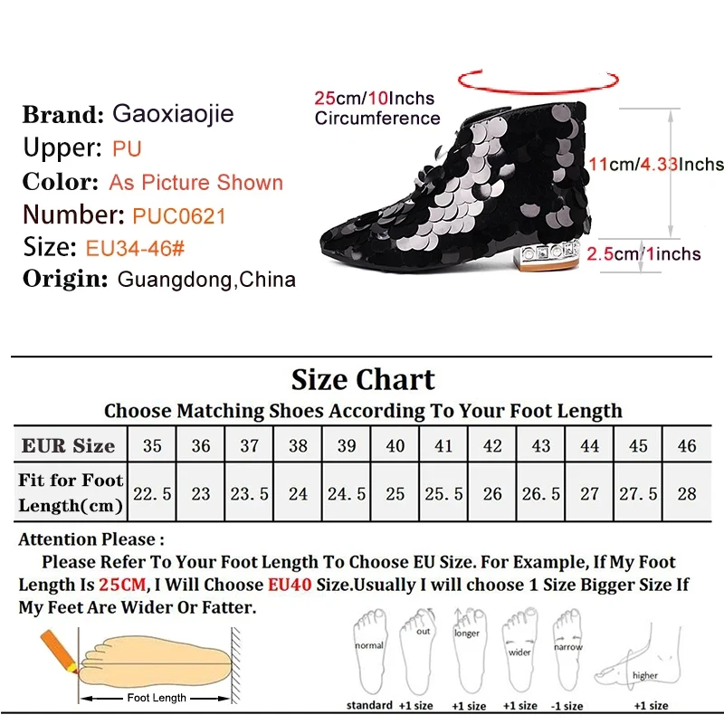 Женские ботильоны на низком каблуке женские блестящие Ботинки с блестками и