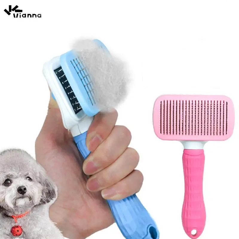 

Vianna Dog Cat Comb Brush Needle Pet Hair Remover Brush For Puppy Small Big Dog Clean Pet Beauty Grooming Tool Dog Supplies 2022