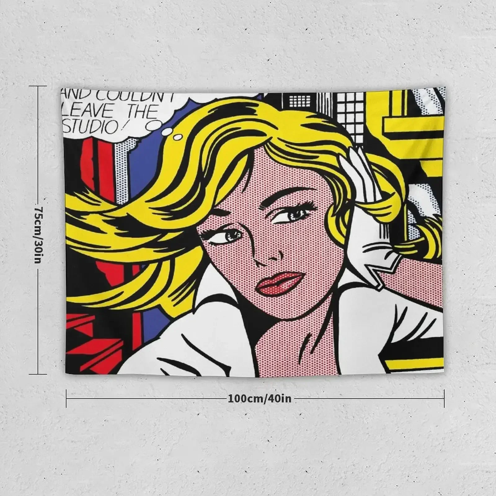 Гобелен Roy Lichtenstein Pop Art 100% полиэстер