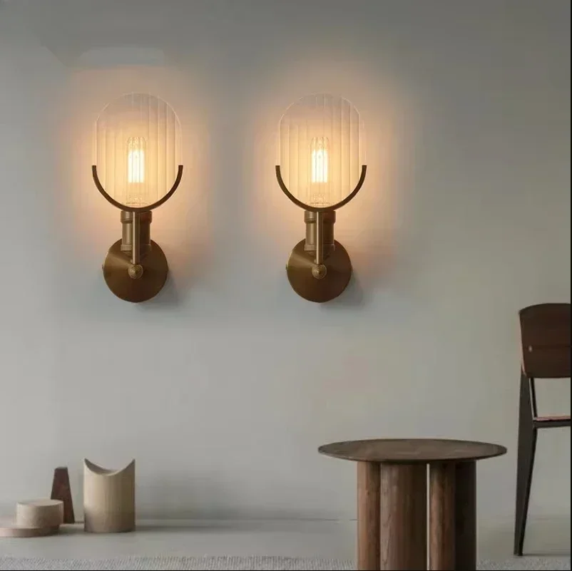 Стеклянная настенная лампа NoEnName_Null E27