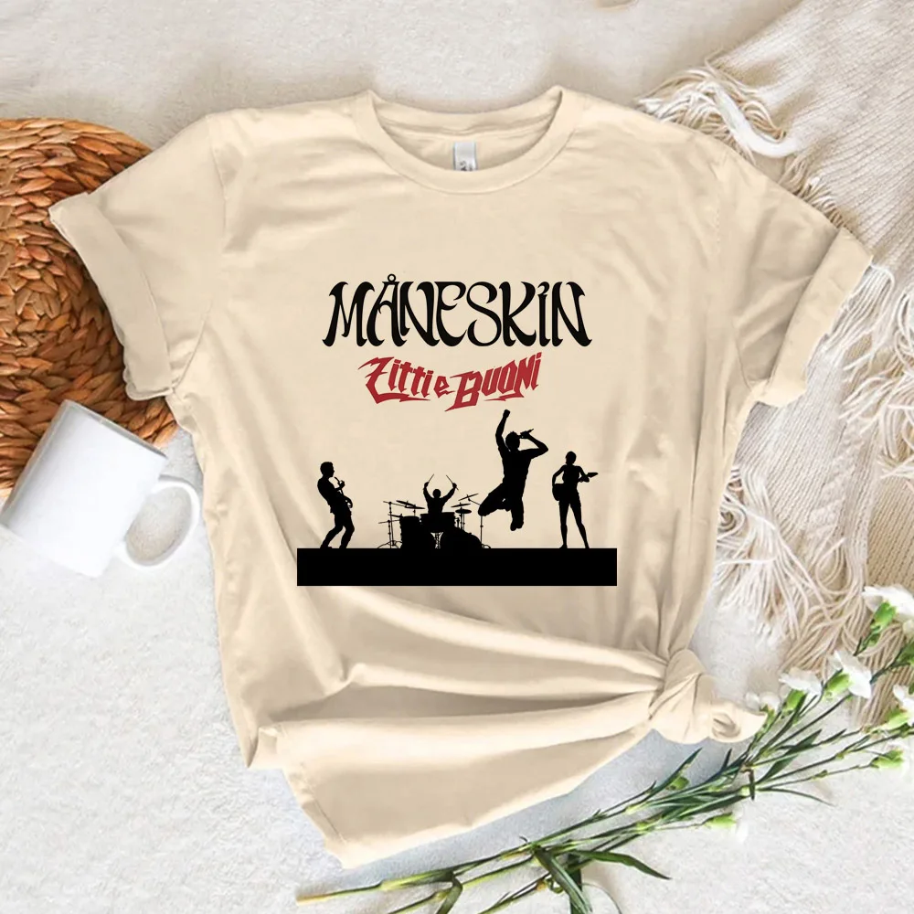 Женская футболка Maneskin Y2K для девушек 2000s