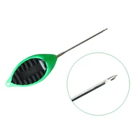 crochet bait hook tool pill shaped fishing knot buckle needle punch drill punch needle fishing accessories