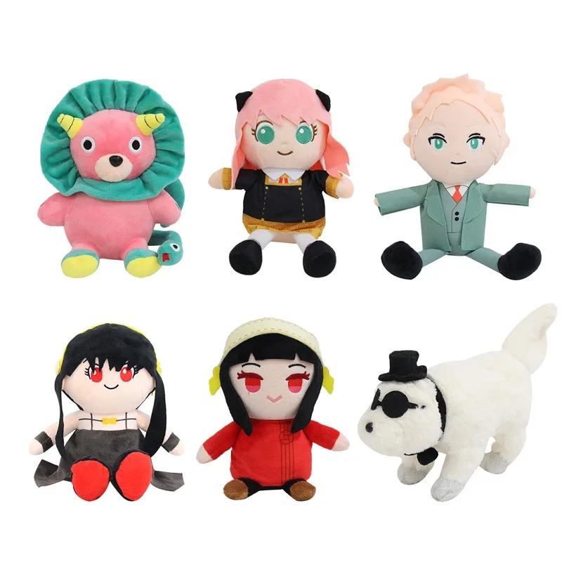

20 см семейная плюшевая кукла шпиона X, игрушка, подделка аниме, милые мягкие подушки для детей, Подарочные игрушки