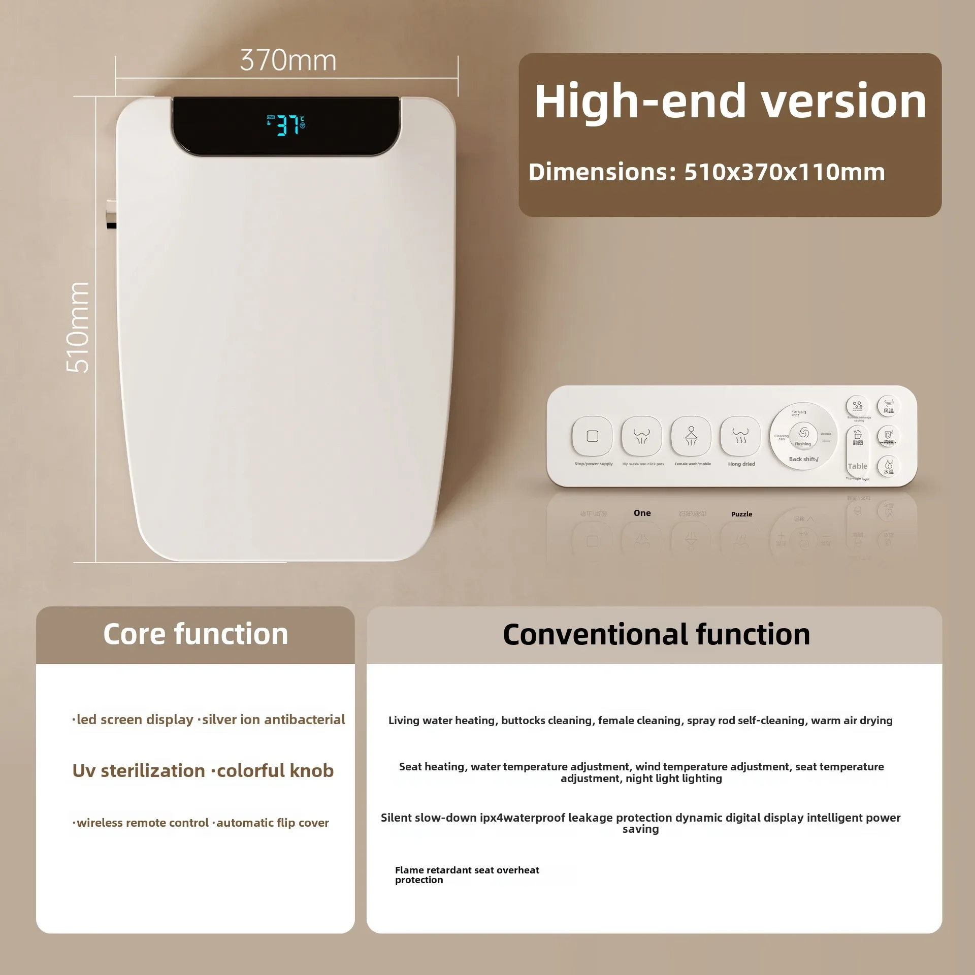 

Интеллектуальное сиденье для унитаза