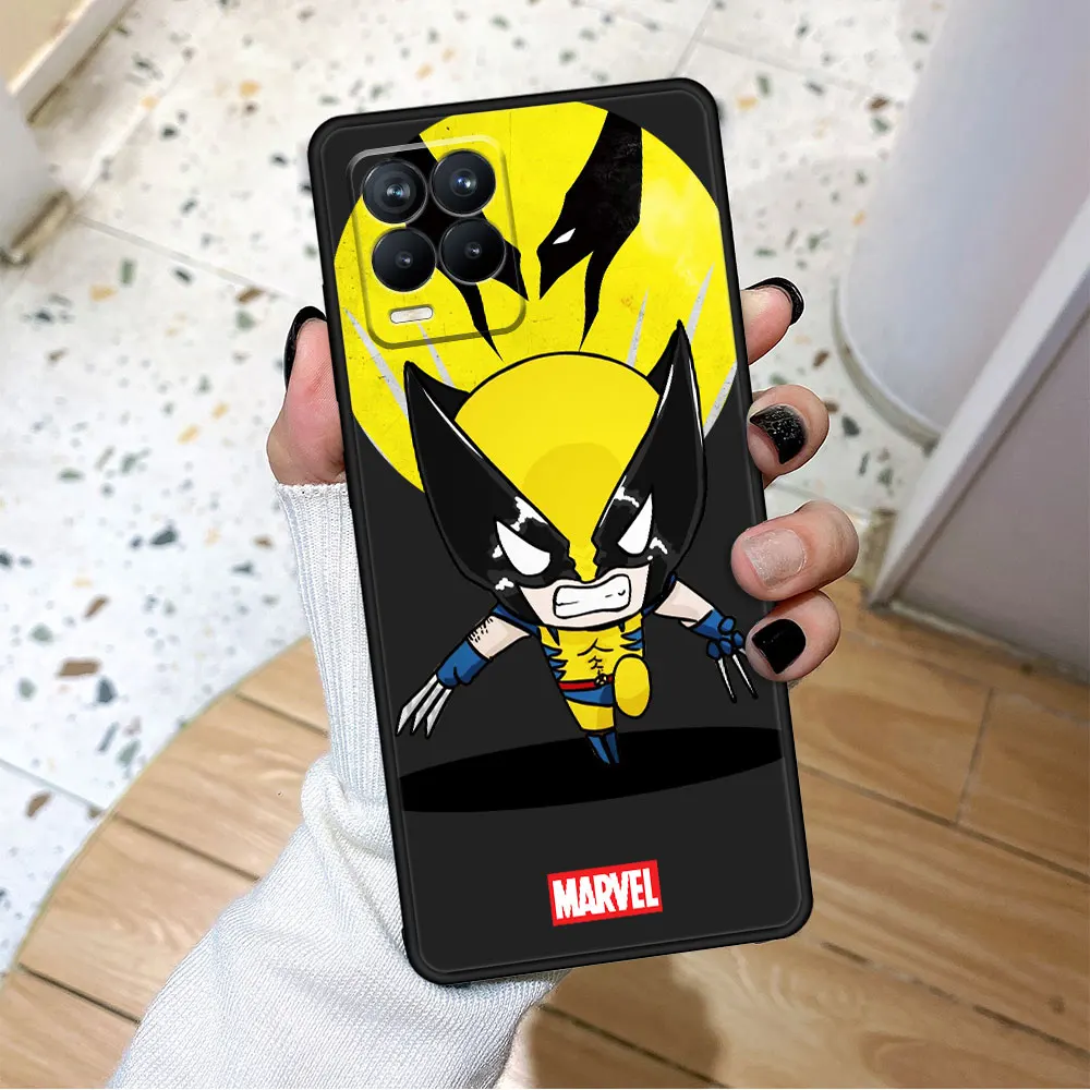 Чехол Coque для Realme C21Y 9 6 C11 C3i 8 Pro C21 C15 7 C25Y Plus 7i C3 Neo2 Cell Official Marvel Железный человек Spiderman