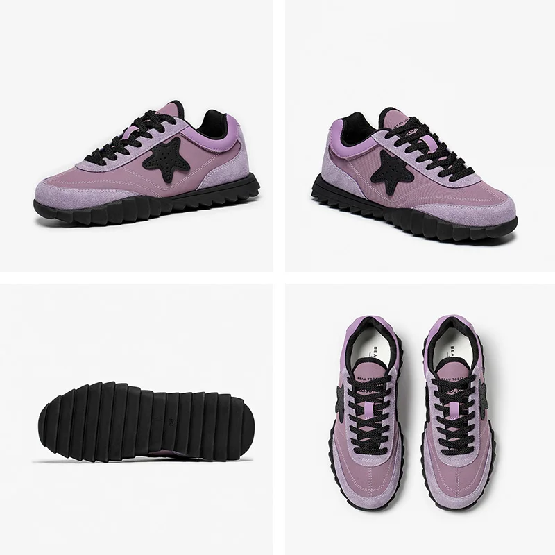 Кроссовки BEAUTODAY женские из натуральной кожи повседневная спортивная обувь на