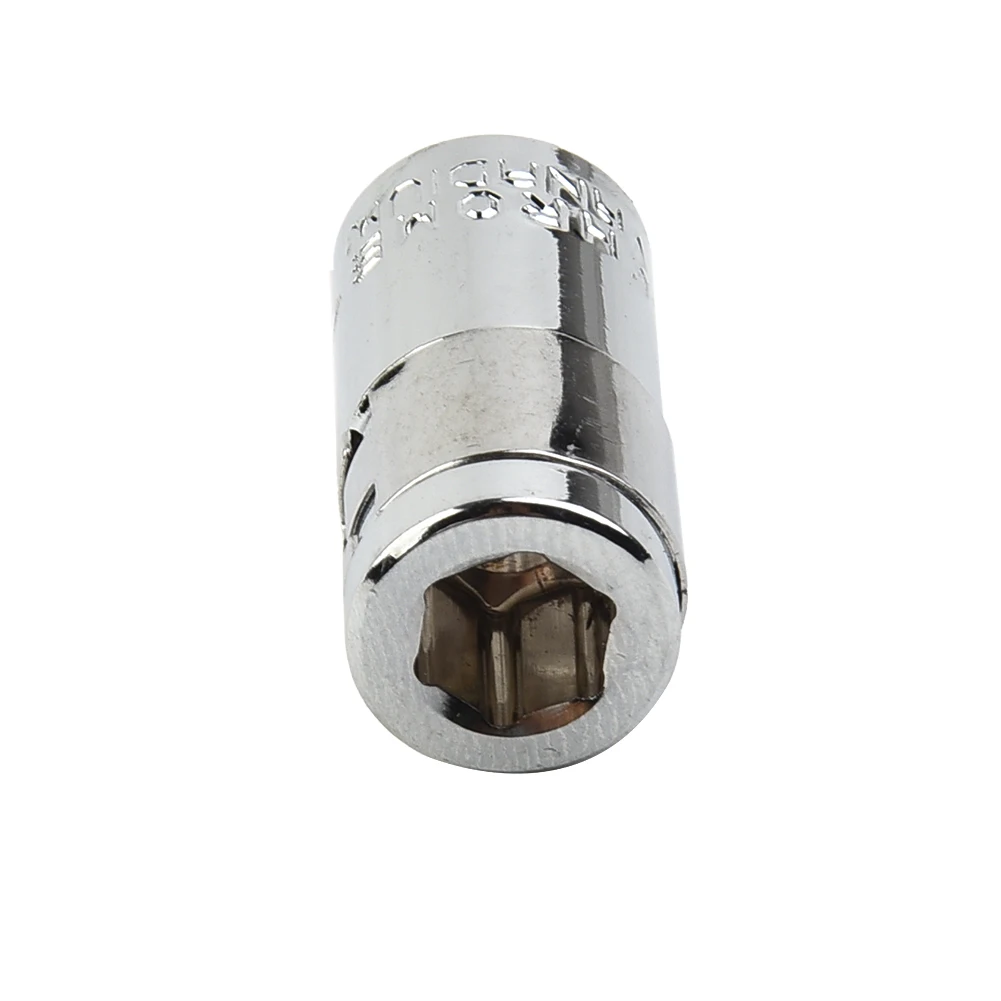 1PCS Drill Socket Adapter Hex Adapter 1/4'' Square Drive To 1/4'' Hex Impact Adaptor Socket Screwdriver Bits Converter Hand Tool