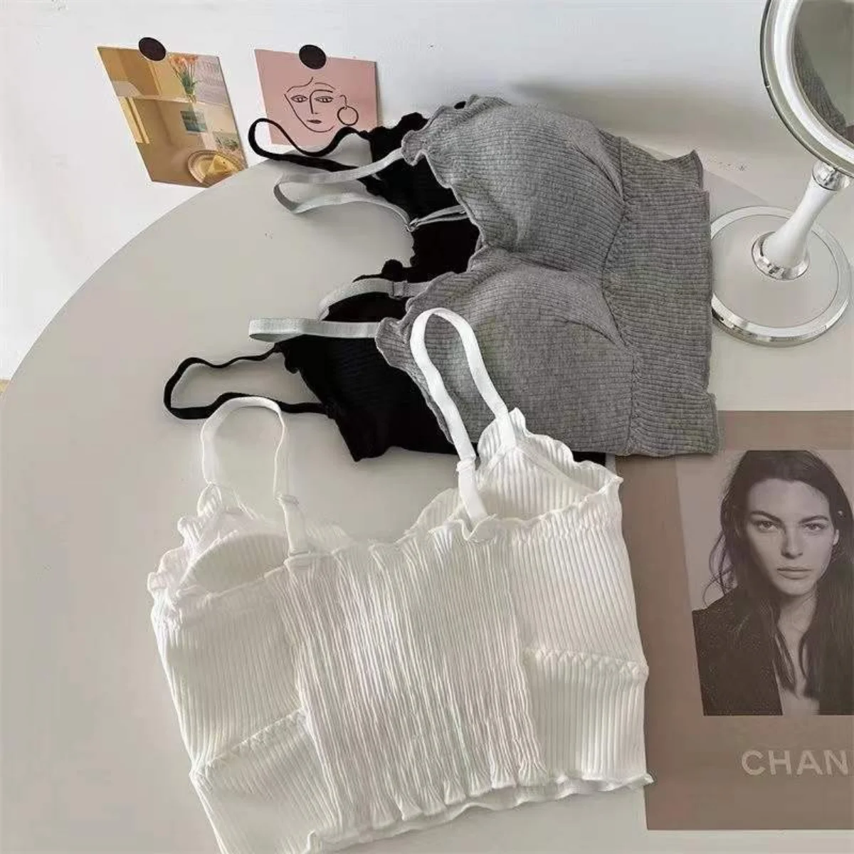 

Универсальный бюстгальтер без косточек, бюстгальтер для девушек средней школы, с красивой спинкой, с запахом, весна-лето