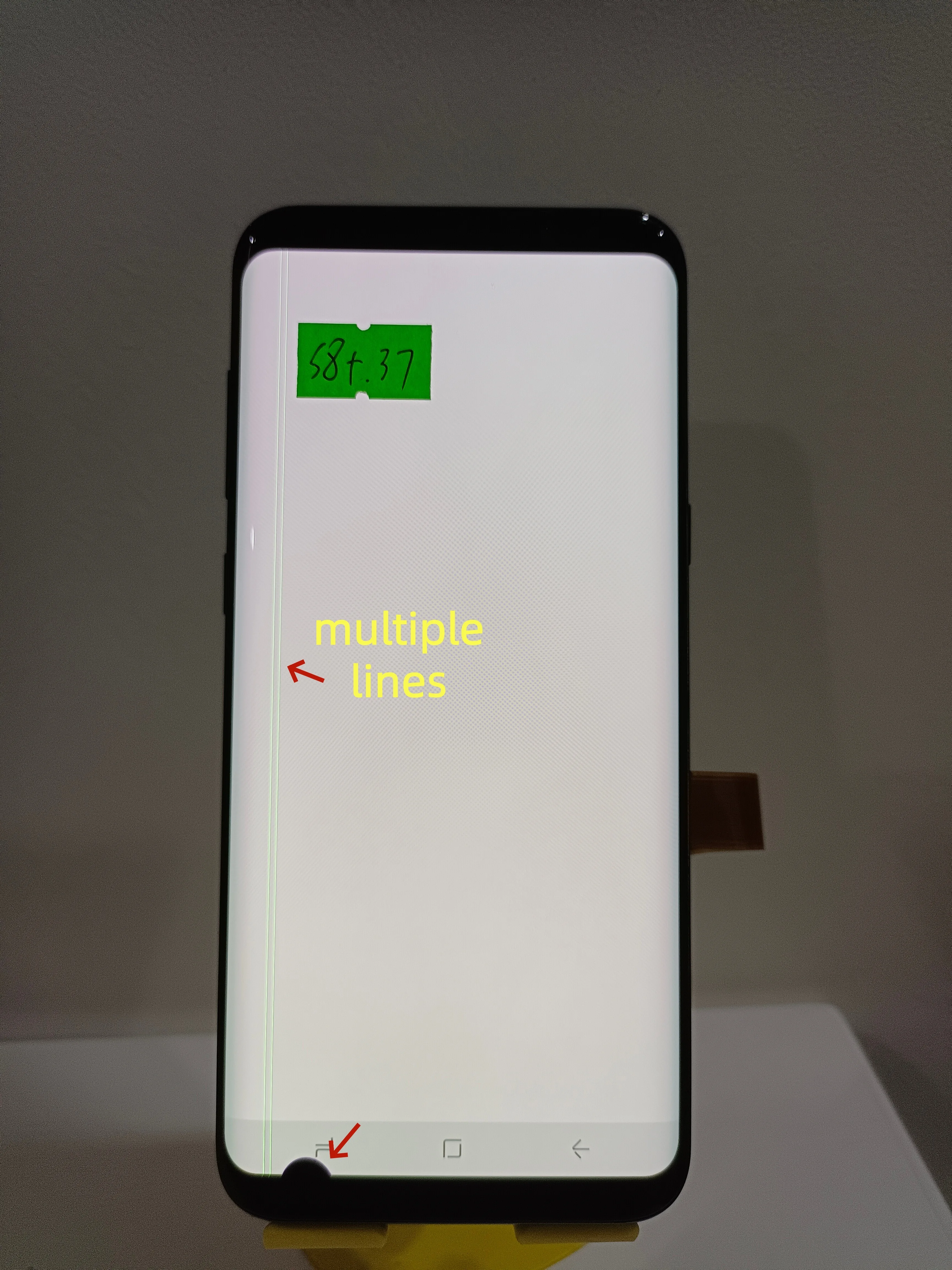 Фото 100% протестированный AMOLED-дисплей для Samsung Galaxy S8+ S8 Plus 6.2 дюйма G955 G955F, сенсорный экран, дигитайзер, ЖК-дисплей с дефектами №5