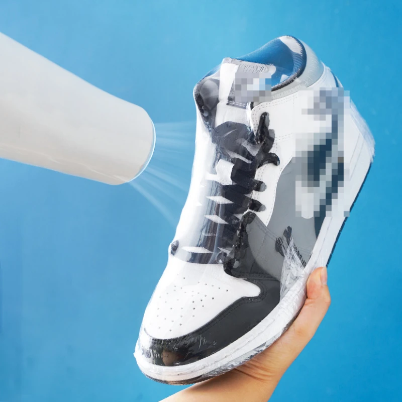 

50/100pcs Shoe Heat Shrink Film PVC Daily Necessities Irregular Anti Oxidation and Dust Proof Ball Shoe Packaging Shrink Film