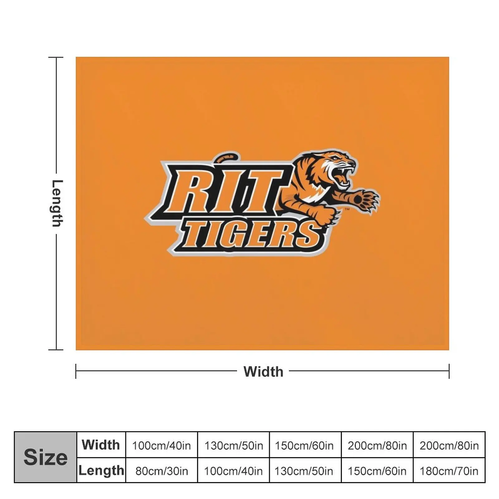 РИТ Тигры бросает одеяло и одеяла на Хэллоуин