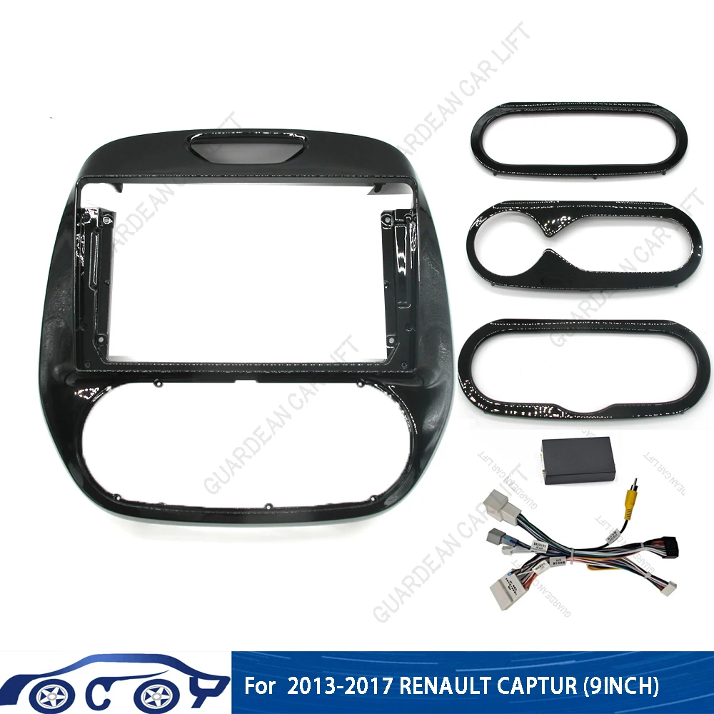 Автомобильный радиоприемник 2 Din 9 дюймов пластиковая панель Fascia рамка для RENAULT