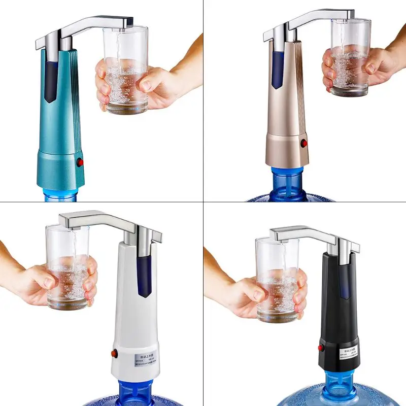 

D0AB Water Pump Dispenser BMK Electric Gallon Drinking Bottle Water Dispensing Pump with On/Off Switch & Touch Button 2 Working