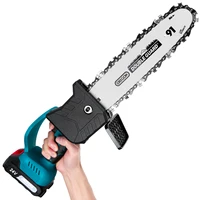 mini electric cordless chainsaw 68101220 inch battery powered chainsaws handheld brushless chain saw pruning shears for tree