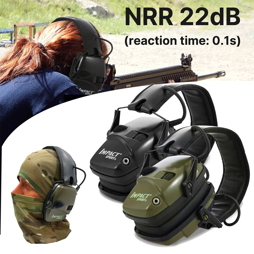 

Военные Электронные Наушники для стрельбы тактические Защитные наушники для стрельбы уличные охотничьи наушники с шумоподавлением