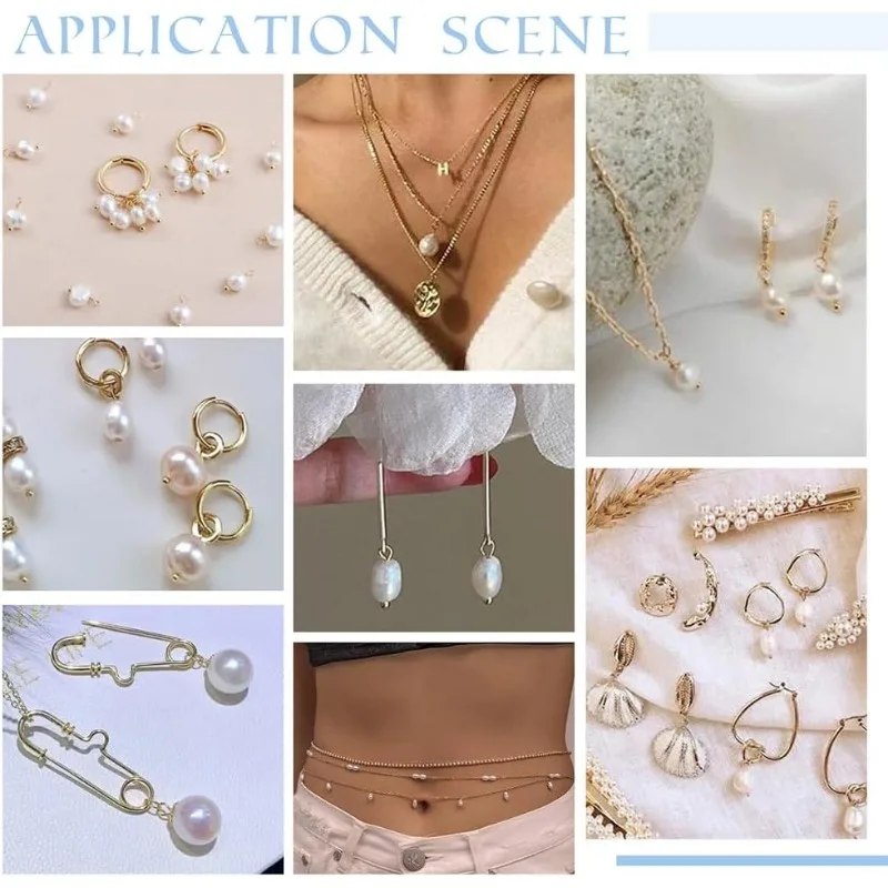 Подвеска из натурального жемчуга 20 шт. шармы жемчужные бусины кулон с петлей