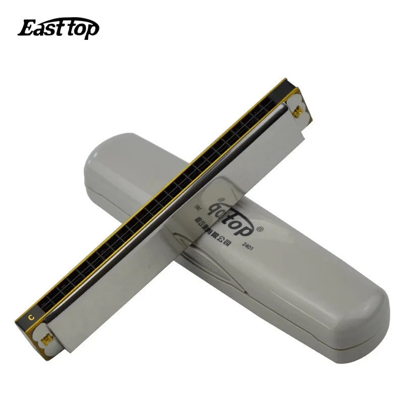 T2401 Губная гармошка с 24 отверстиями губная тремоло Key Of C MondHarmonica Instrumentos Musicales Arpa De