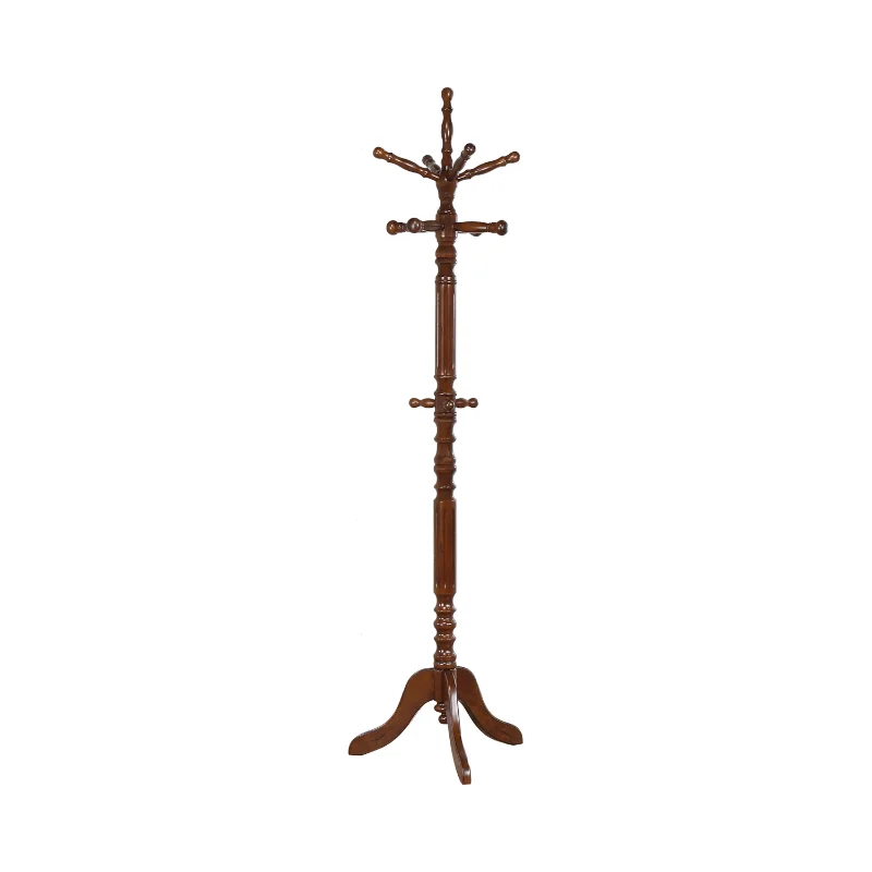 

Coat Rack with 11 Hooks Dark Honey Brown