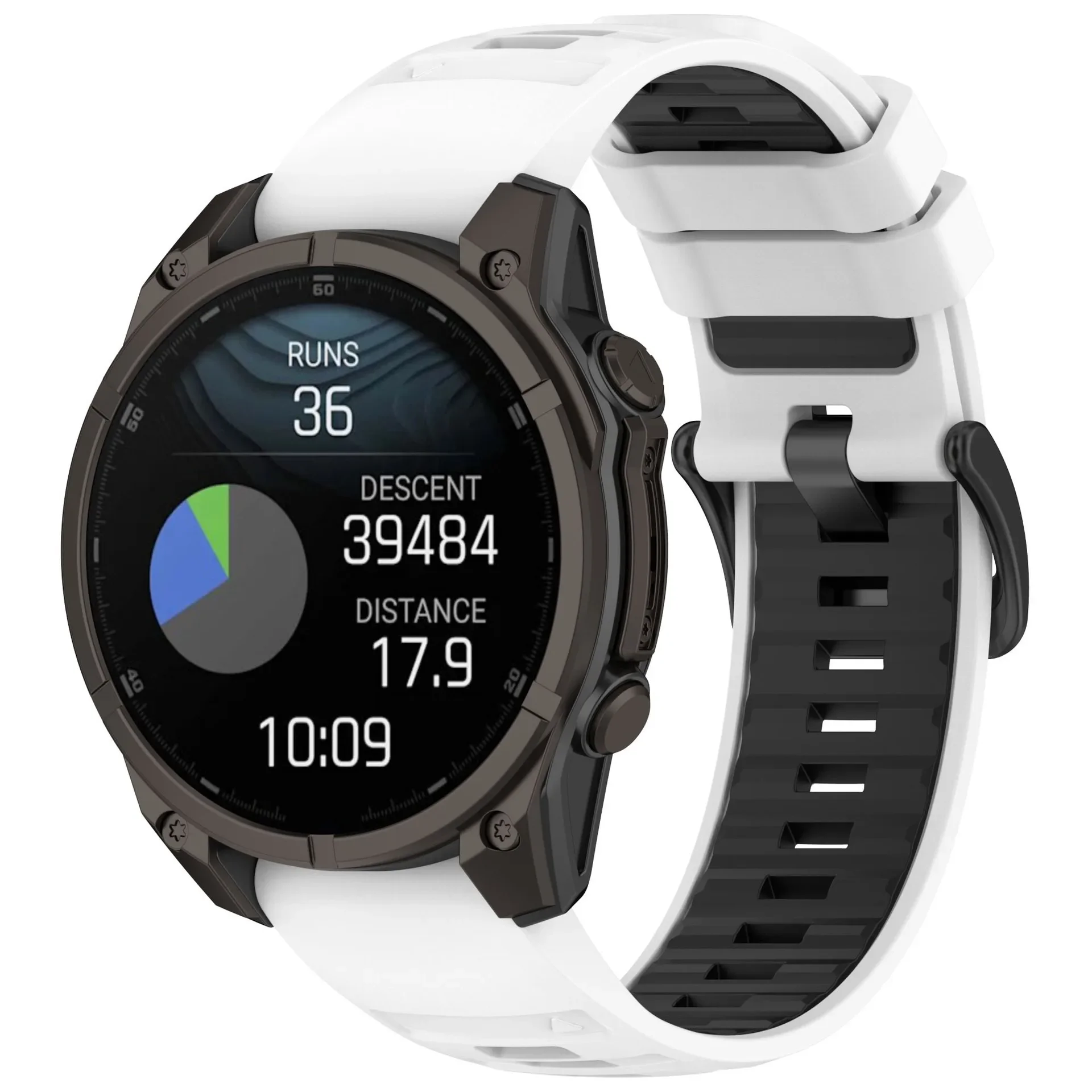 Фото Силиконовый ремешок 20/22/26 мм для Garmin Fenix 8 51 мм 47 мм, быстросъемный ремешок для Garmin Forerunner 965 955 970/Instinct 3 50 мм 45 мм 40 мм №3