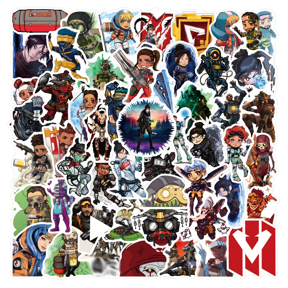 

50PCS Classic TPS Xbox One PC Game Anime Stickers Luggage Notebook Skateboard Stationery Laptop Waterproof Vinyl Stickers Toys