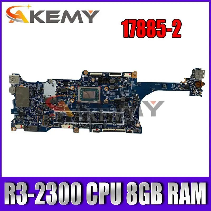 

Akemy For HP ENVY X360 Convertible 13-AG Motherboard With R3 2300 CPU 8GB 17885-2 448.0EC06.0021 Mainboard