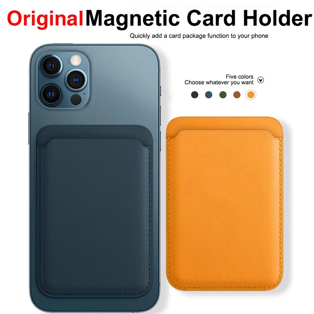 

For Apple Original Magsafe Card Holder Bag Case for iphone 12 13 14 Pro Max 14Plus 13pro 14pro Magnetic Wallet Card Pocket Cases