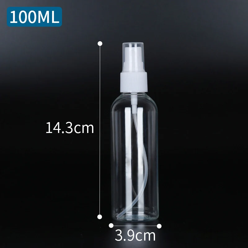 

Многоразовый 30 мл, 60 мл, 100 мл, 150 мл, 200 мл, 250 мл, прозрачный ПЭТ-пластик, портативный распылитель, пустой контейнер для духов