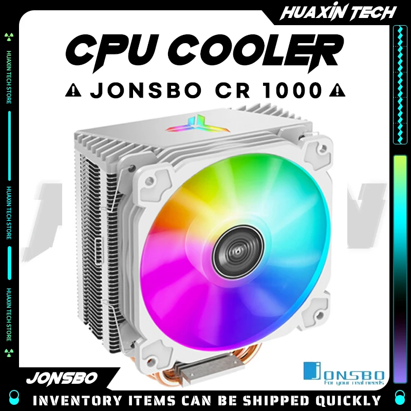 

Jonsbo CR1000 4 Heat Pipe Tower CPU Cooler 12cm 4pin PWM Silent Symphony Fan For Intel LGA1700 775 1155 1156 AMD AM4 AM3