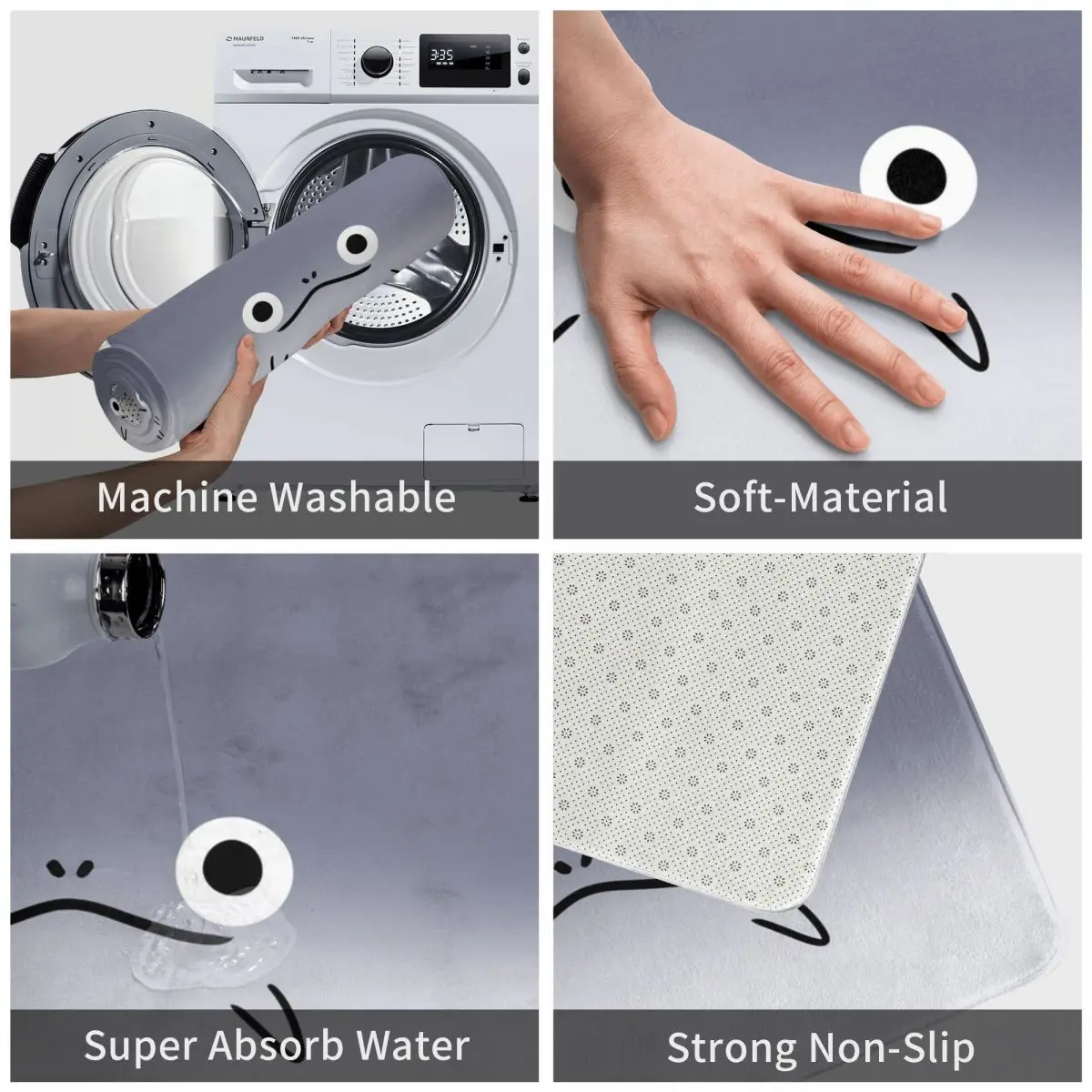 Напольный коврик для ванной Namazu ffxv декоративный 3D ковер Придверный нескользящий