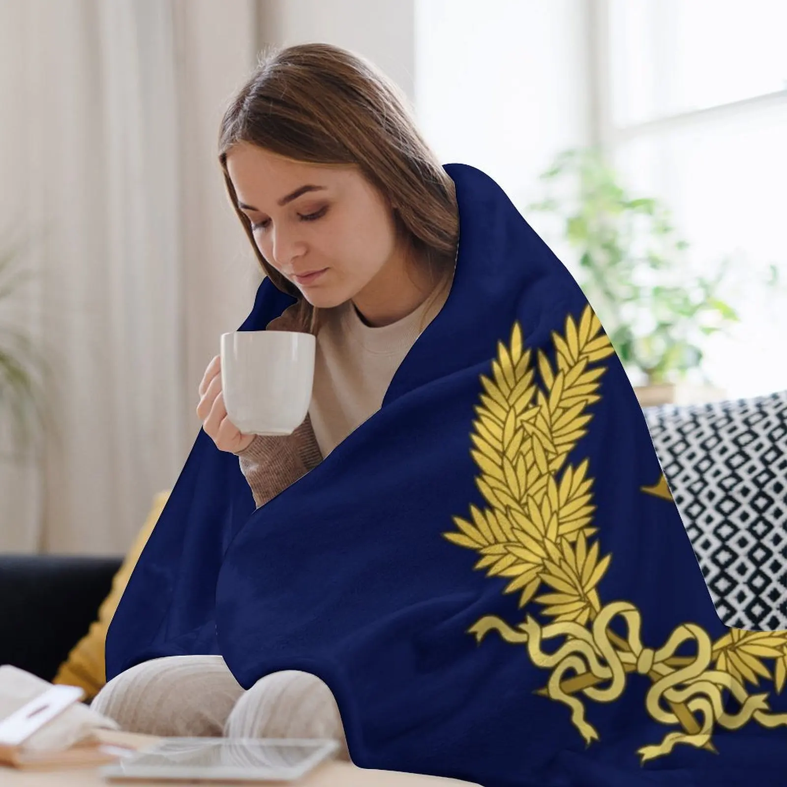 Одеяло Emblème de Napoléon Bonaparte для зимы теплое зимнее одеяло