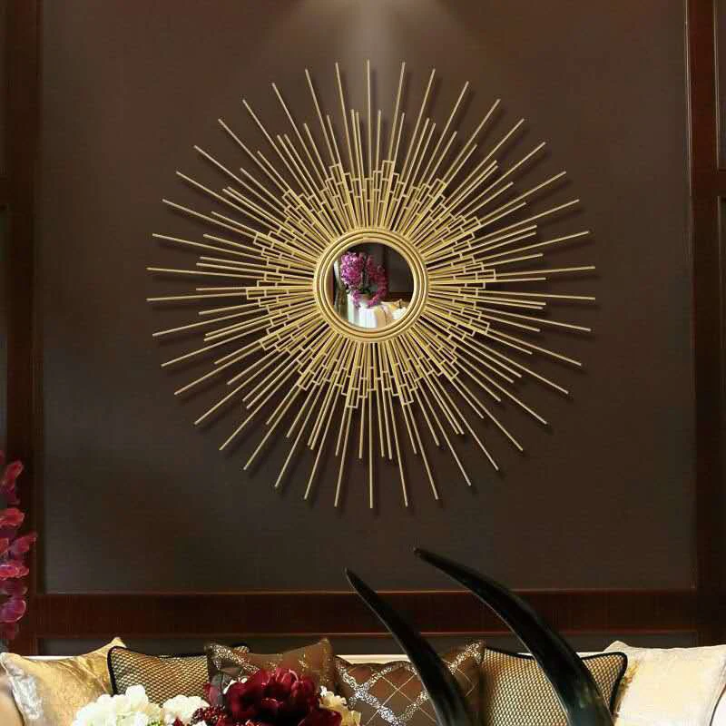 

Decorative Wall Mirrors House Decoration Round Wall Mirror Luxury Living Room Wall Decoration Home Decoration Accessories