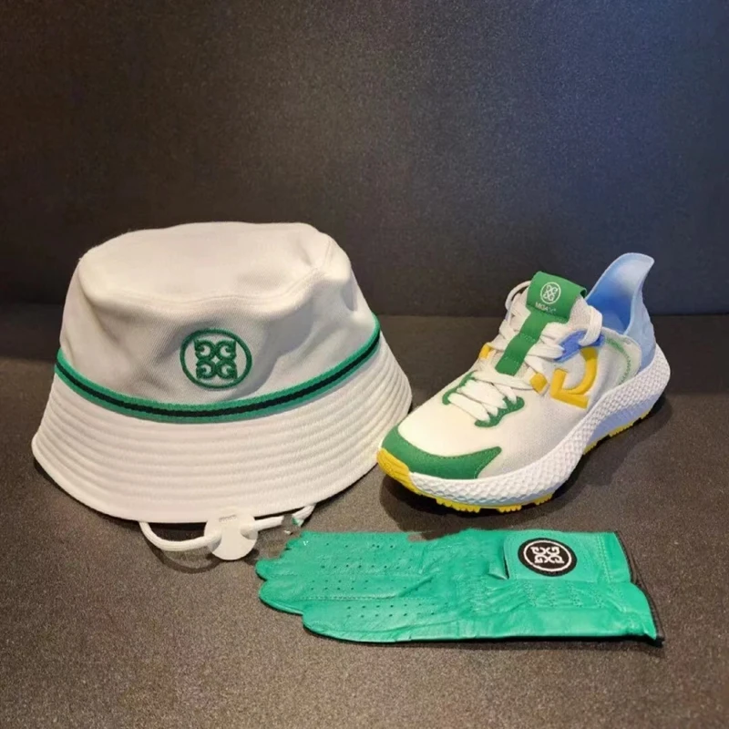 2023 Golf Shoes Women's Korean Brand Leather Material Waterproof Non-slip Comfortable Outdoor Sports Shoes Travel Leisure Shoes