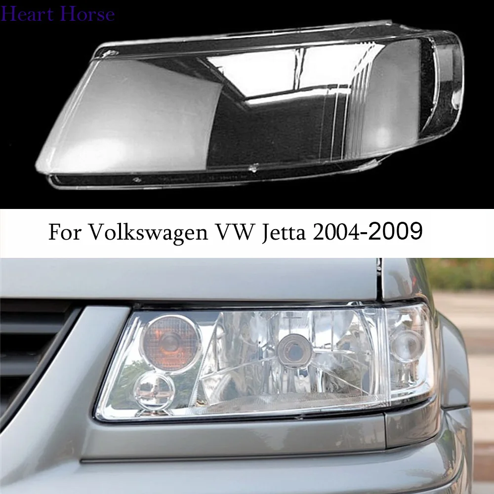 

For Volkswagen VW Jetta 2004-2009 Headlight Cover Headlamp Lens Front Headlight Lampshades Lamp Car Headlamps Transparen