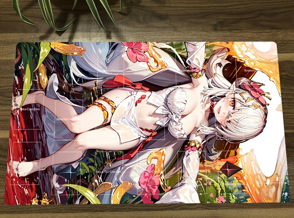 Коврик для мыши YuGiOh трапециевидный TCG, 60x35 см