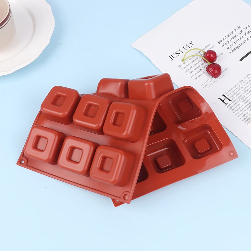 Квадратная силиконовая форма с 15 полостями сделай сам для выпечки торта желе