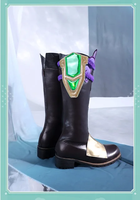 SEVEN Cosplay Presale Game Genshin Impact Xiao Cosplay Shoes Boots 2