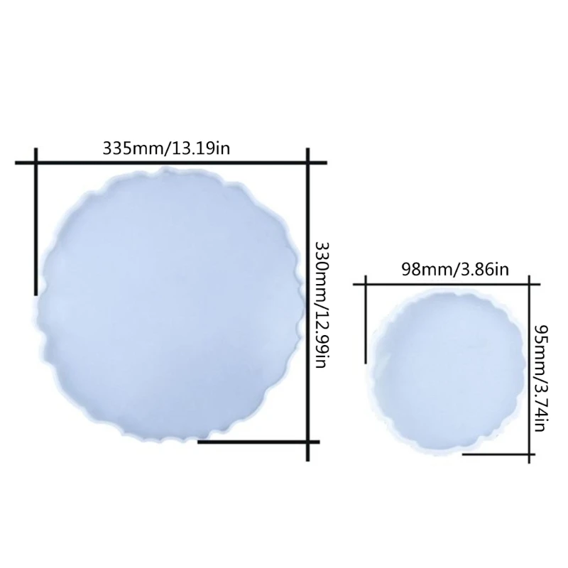 Сервировка Borad Crystal эпоксидная форма подставка для чашки коврик поднос