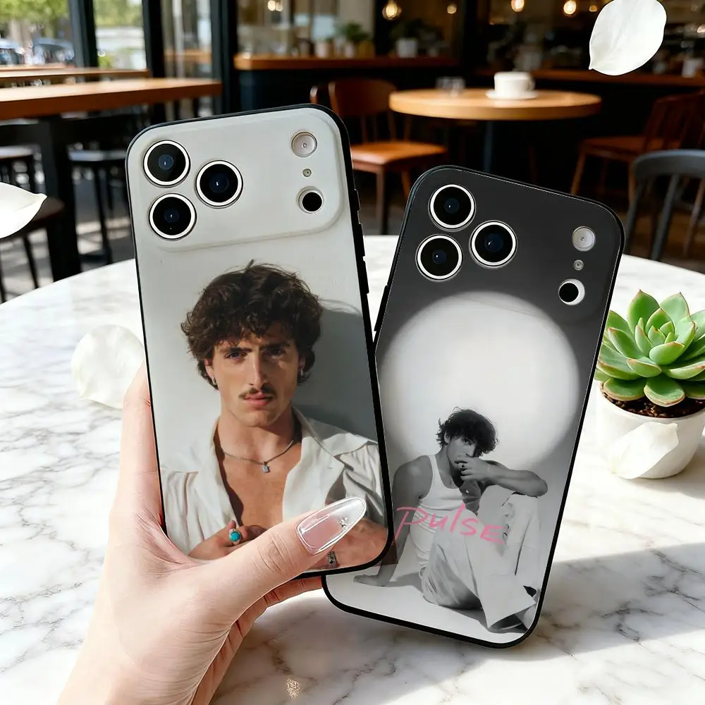 Фото Чехол B-Benson Boone для iPhone 17 16 15 14 13 12 11 Pro Max Plus Air Mini, мягкий, черный №1