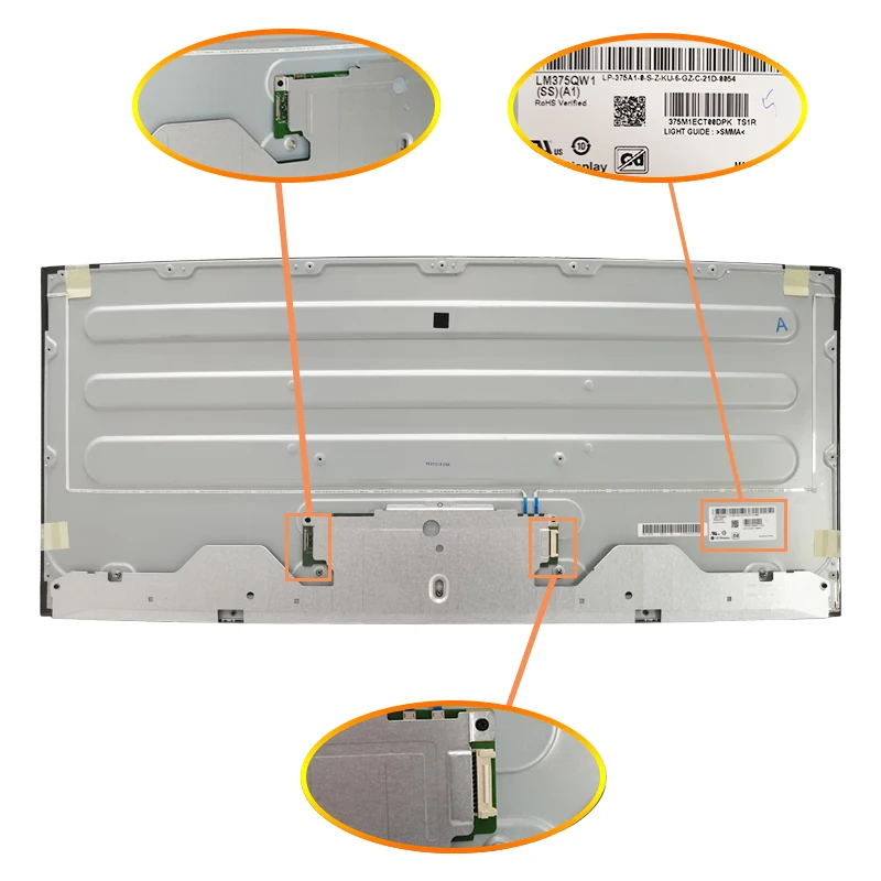 

37.5 38 inch original new IPS LCD curved screen LM375QW1 SS A1 B1 FOR LG 38UC99 DELL U3818DW display