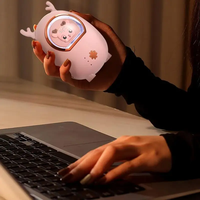 Электрическая грелка для рук с милыми ушками портативный карманный