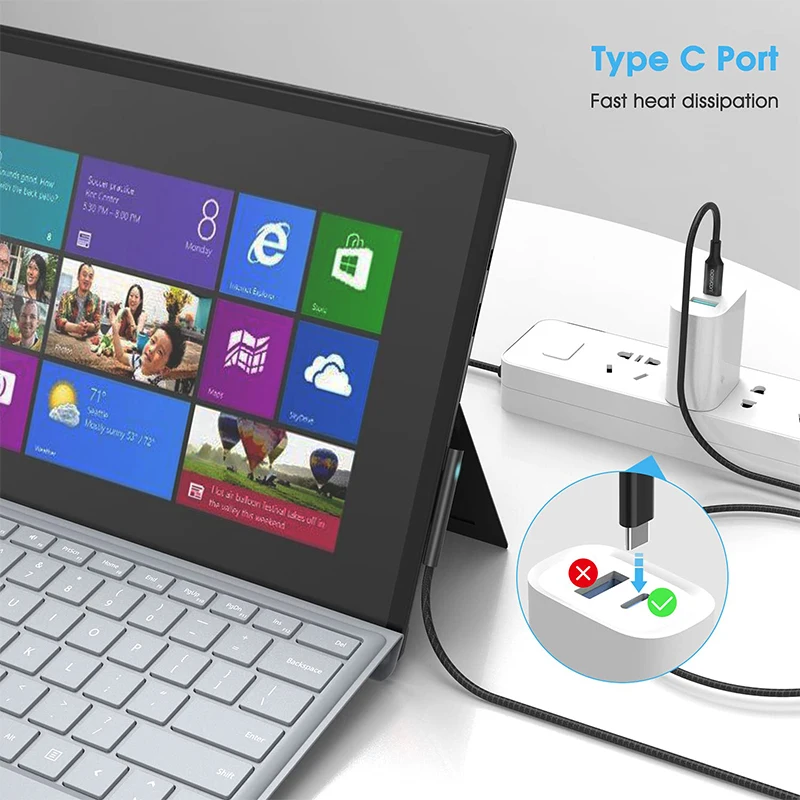 Адаптер питания USB Type-C 2 м 65 Вт 15 В 3 А |