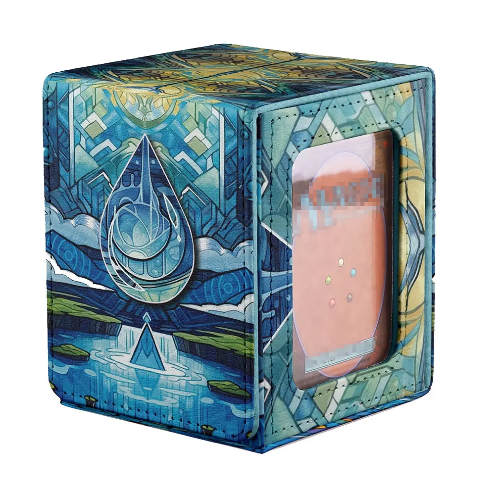 Коробка для колоды карт подходит YGO MTG 100+ ящик хранения торговые карточные игры