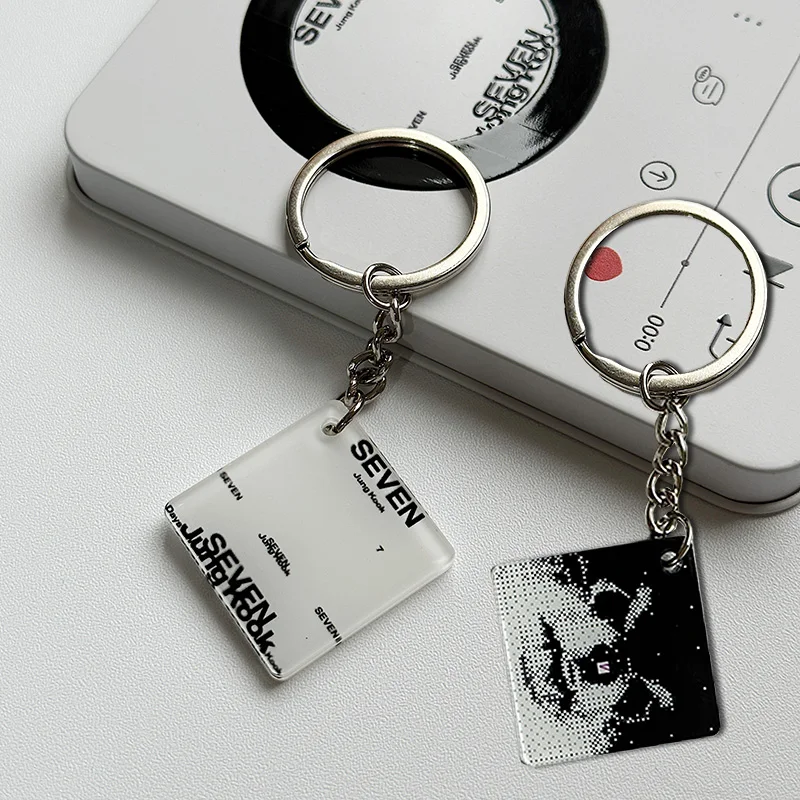 Брелок для ключей из акрила трехмерный Золотой альбом в стиле Kpop с фото соло Лэй