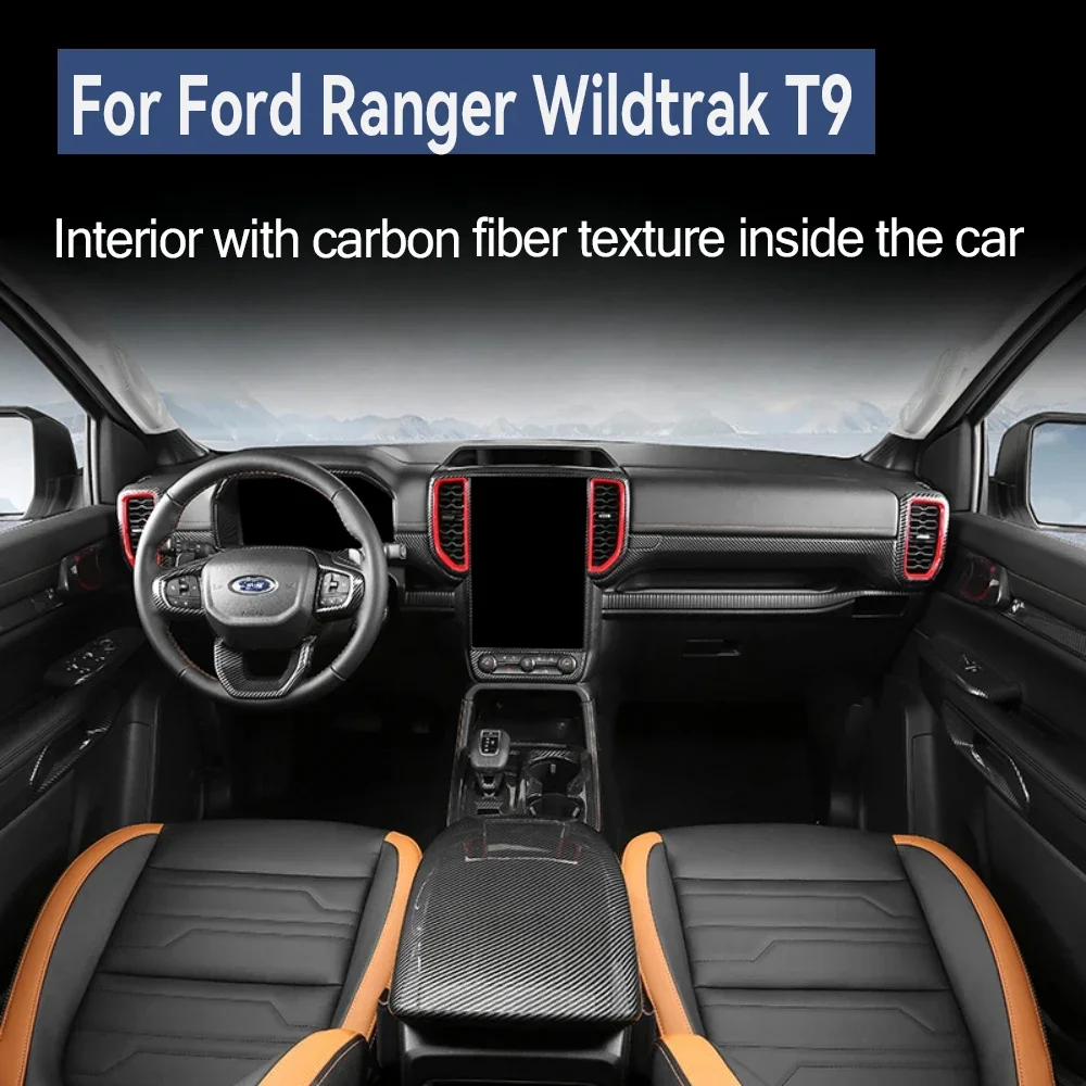 Накладки на внутреннюю часть автомобиля подходящие для Ford Ranger Wildtrak T9 2023 2024