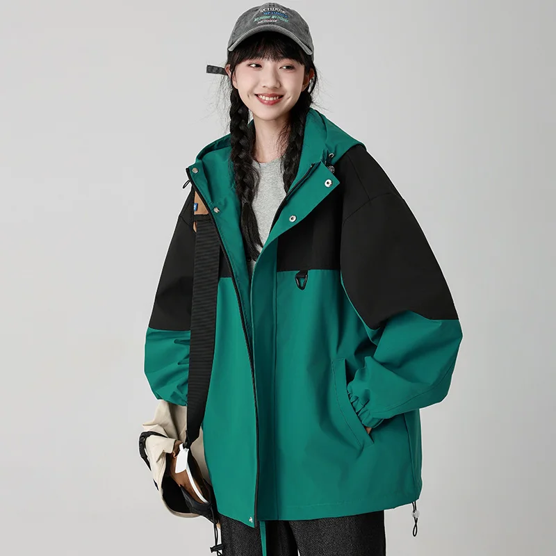 Куртка женская в стиле хип-хоп осень 2024