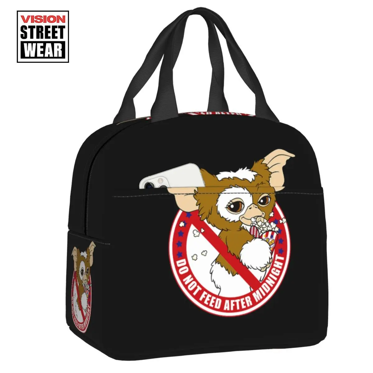 

Do Not Feed After Midnight Gremlins Gizmo Insulated Lunch Bags For School Office Mogwai Cooler Thermal Lunch Box Children