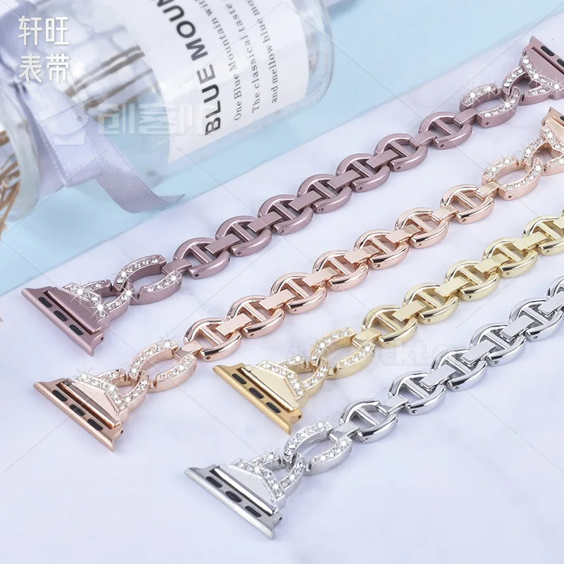 

For Apple Watch 13456 Stainless Steel Watch Strap 44mm 40mm 38mm 42mm Smart Watch Strap Watch Accessories