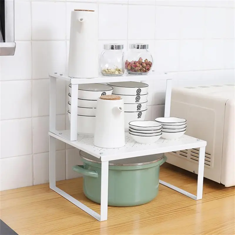 

Spice Rack Seasoning Rack Multi-function Dish Shelf Single-layer Rack Carbon Steel Table Top Dish Rack Kitchen Storage Rack